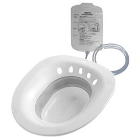 Compressible Sitz bath wallcann